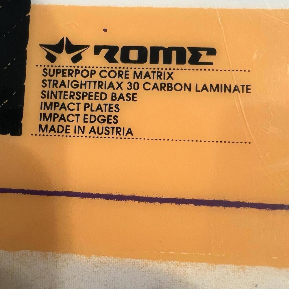Rome Slash 56 Snowboard Pre-owned Straight‎ Traix 30 - Picture 3 of 9